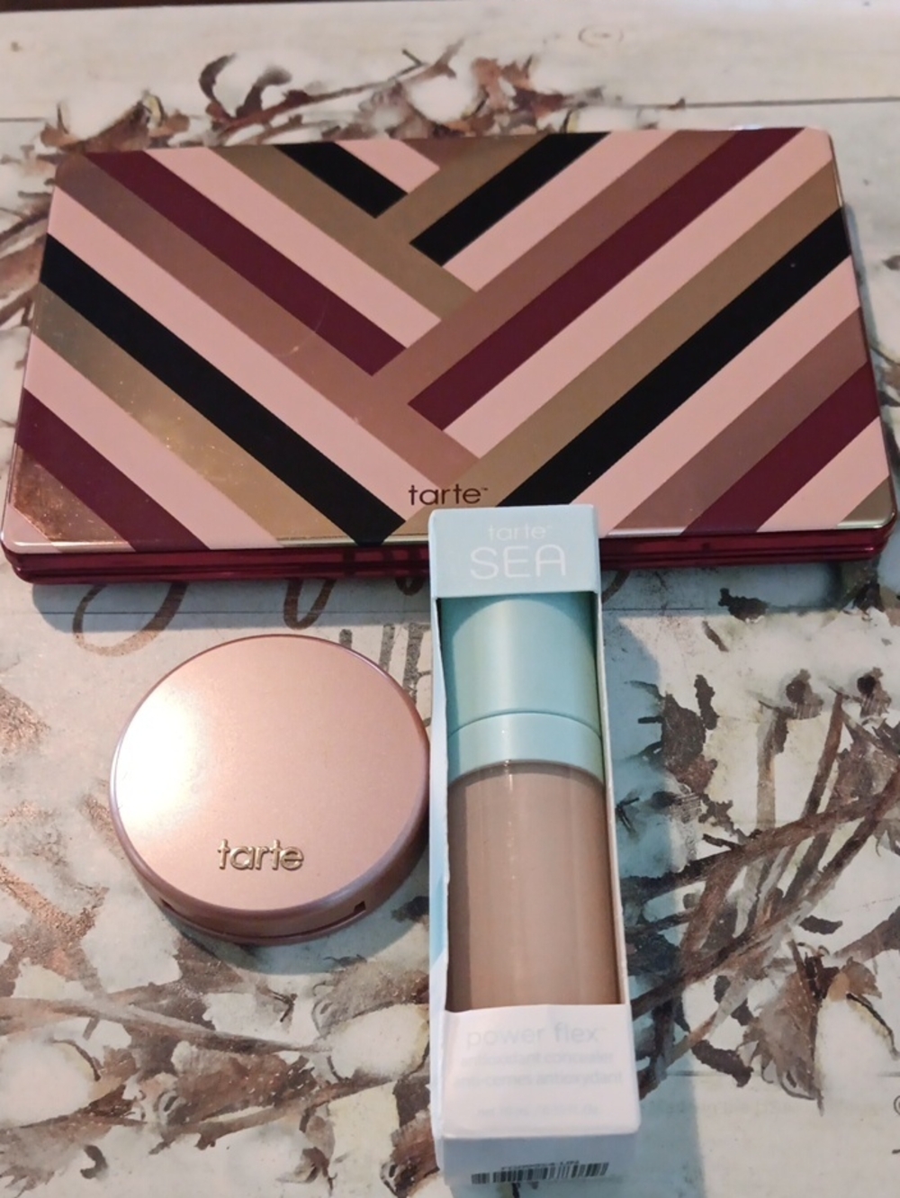 tarte Eyeshadow Palette, Concealer, And Blush